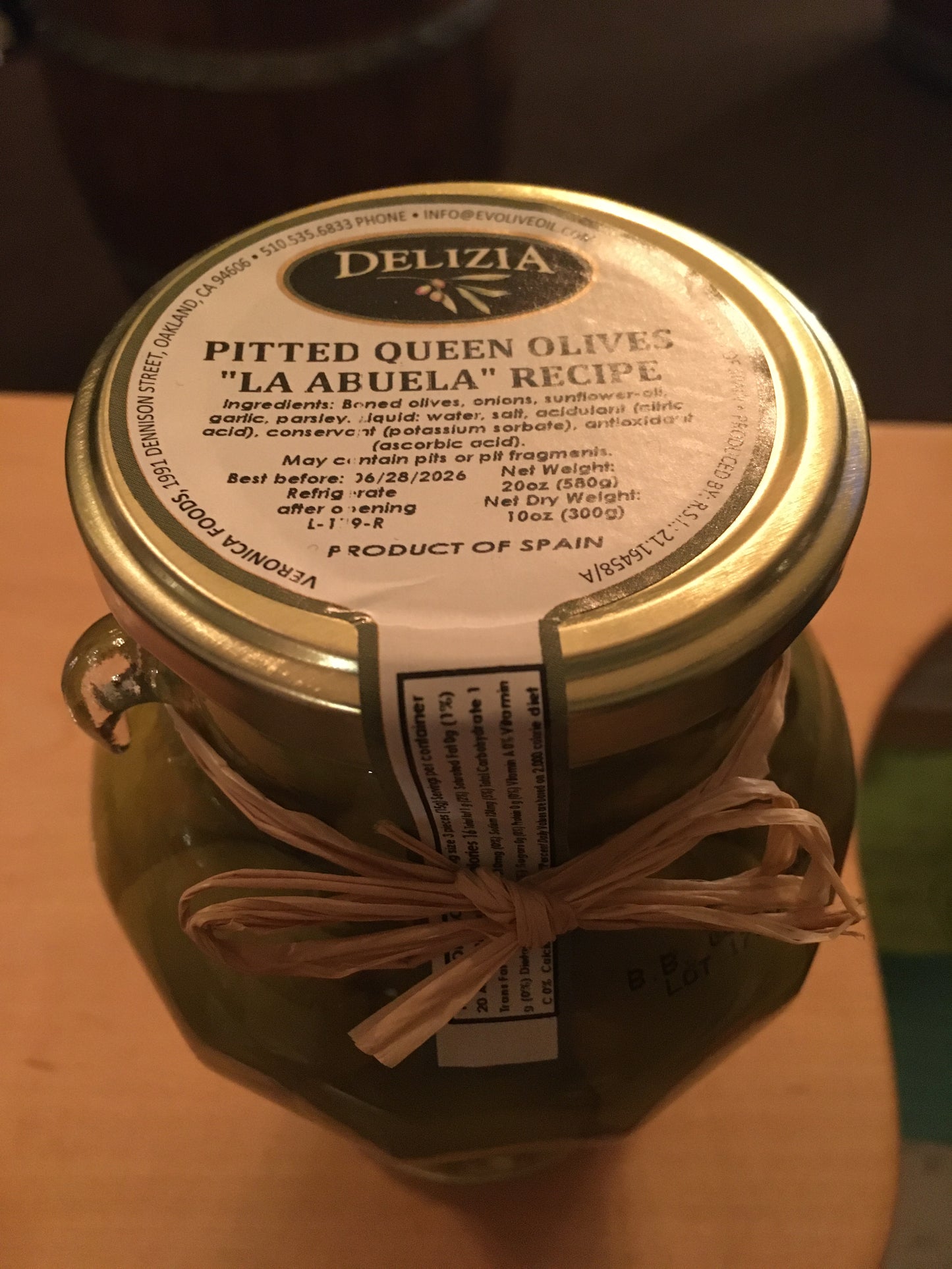 Pitted Queen Olives