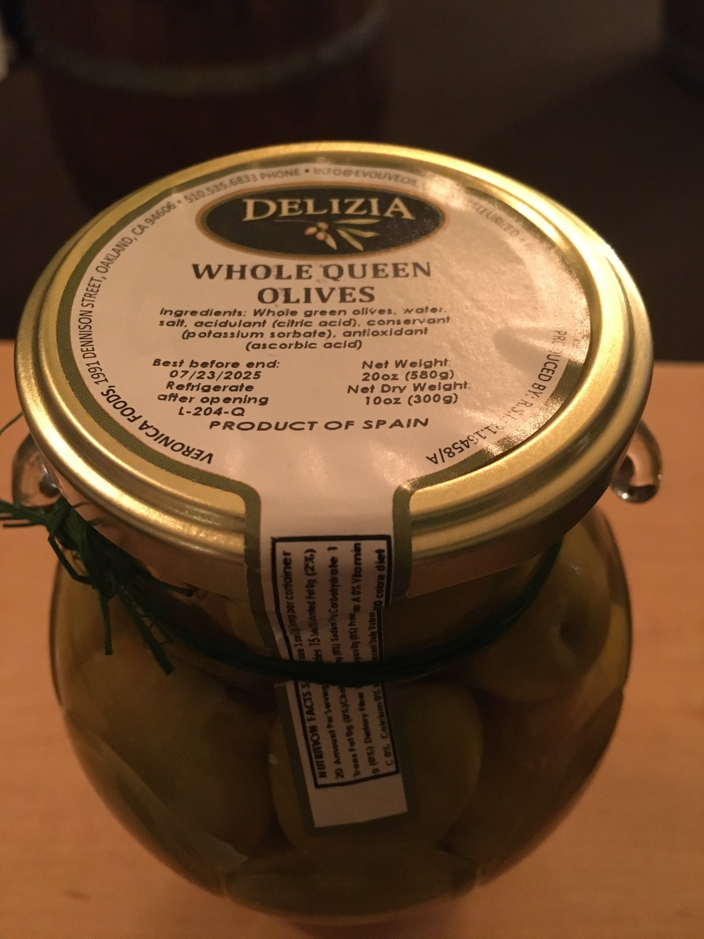 Whole Queen Olives