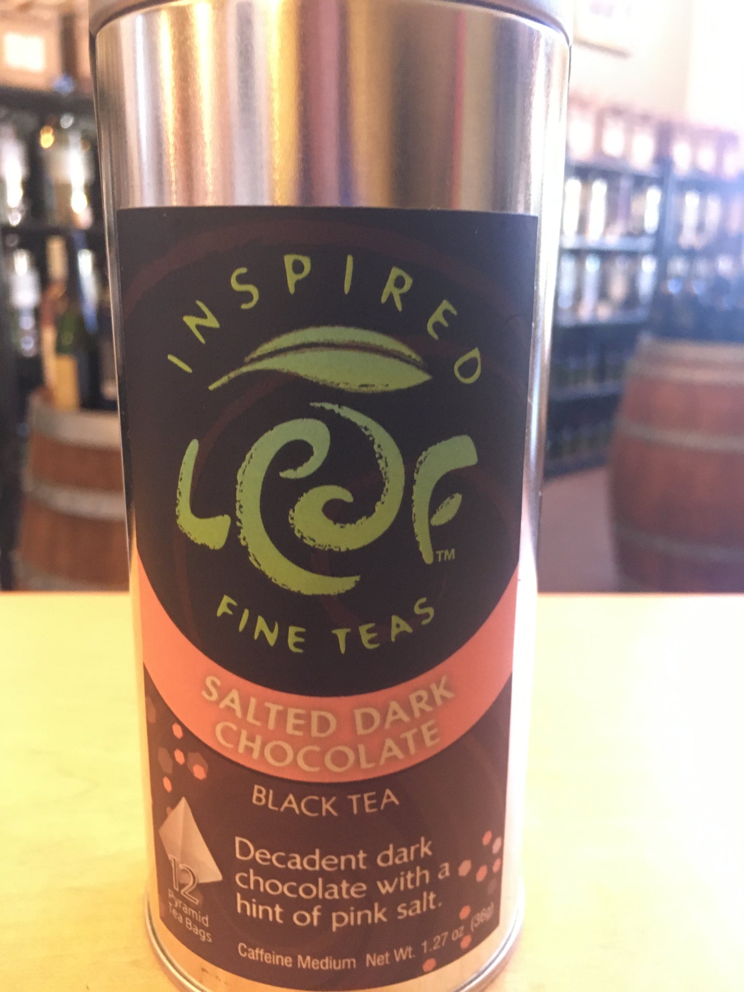 Salted Dark Chocolate-(Black Tea)