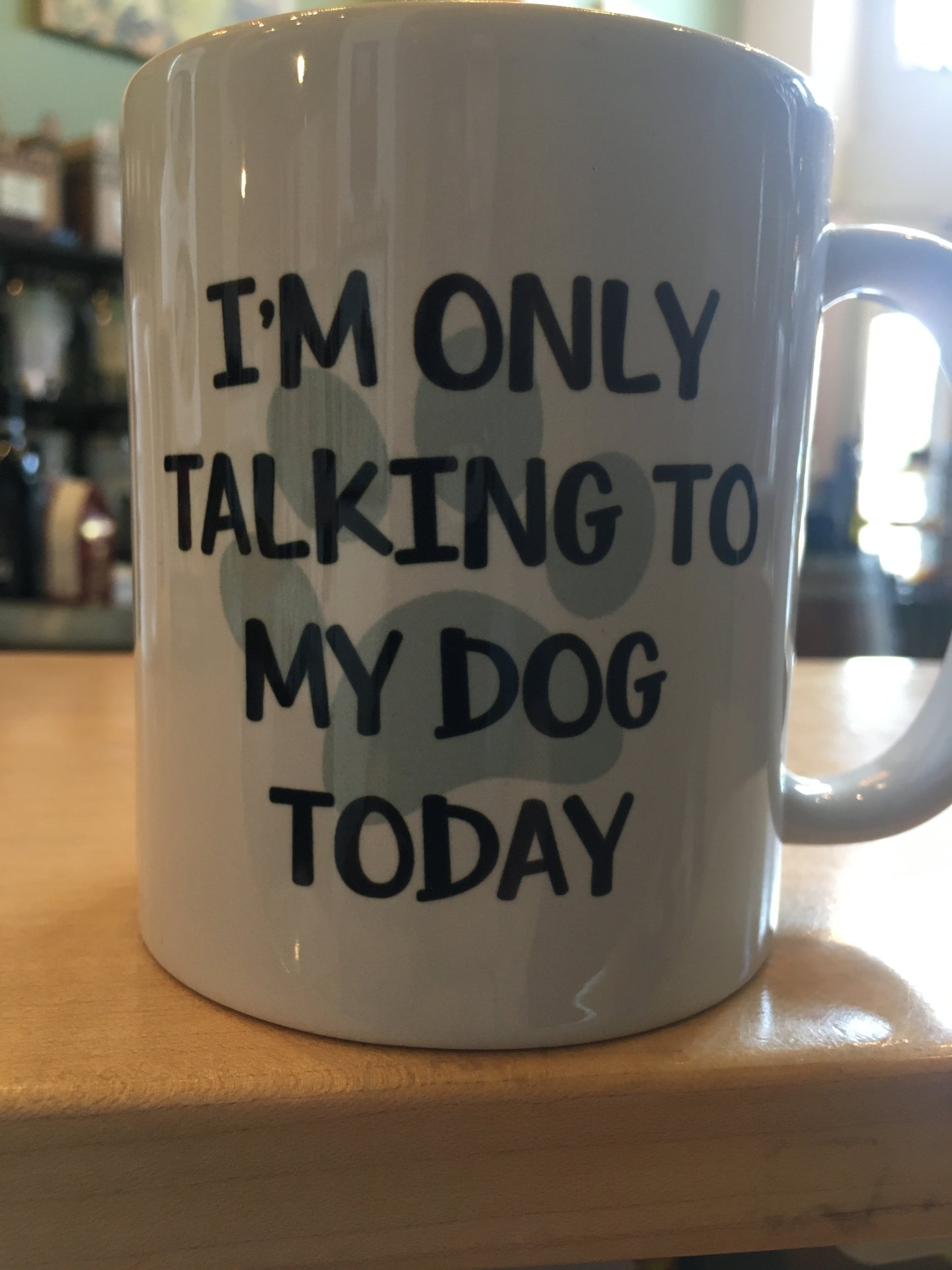 Only Talking to my Dog Today