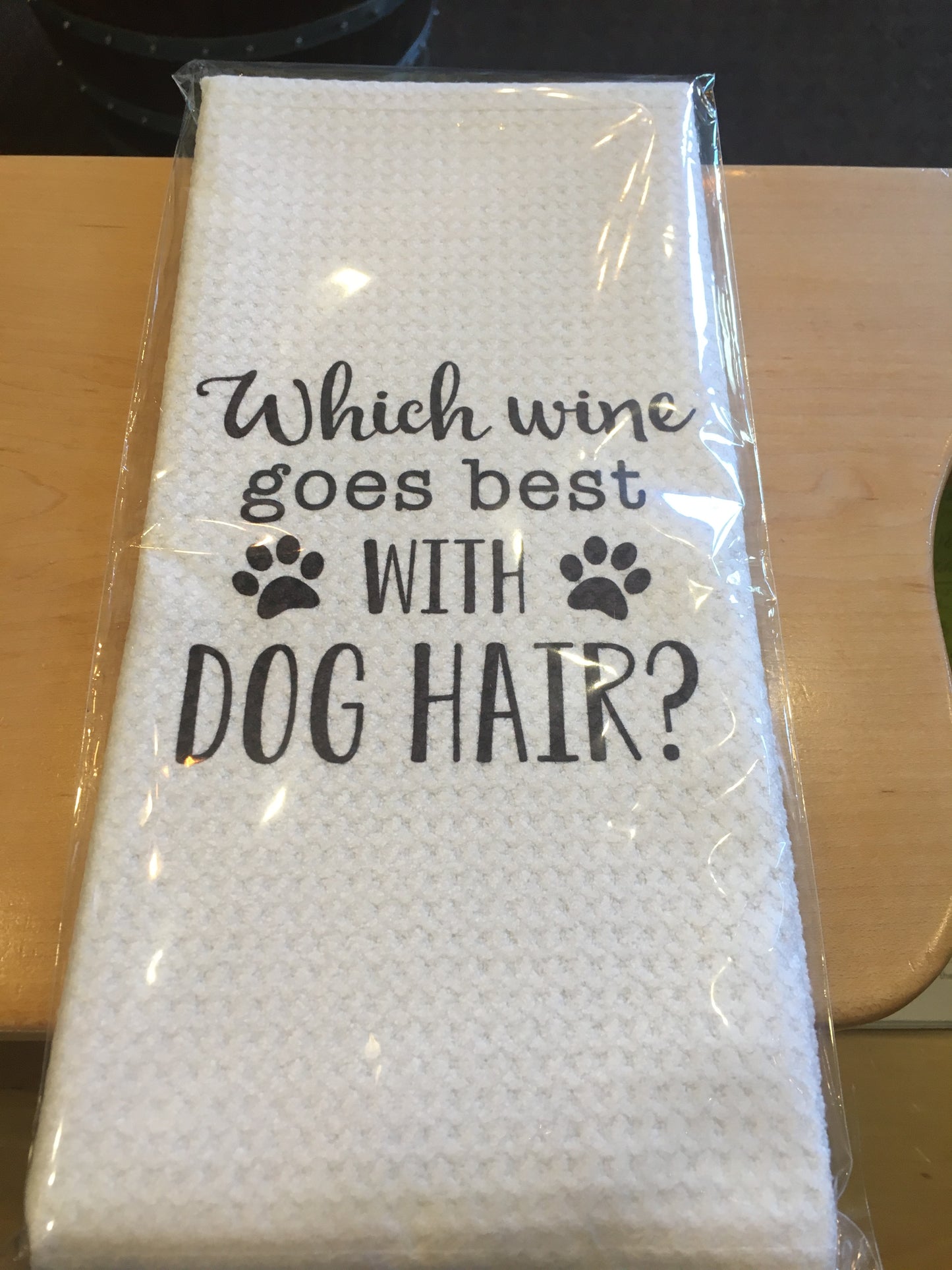 Towel-Which Wine goes best with Dog Hair?